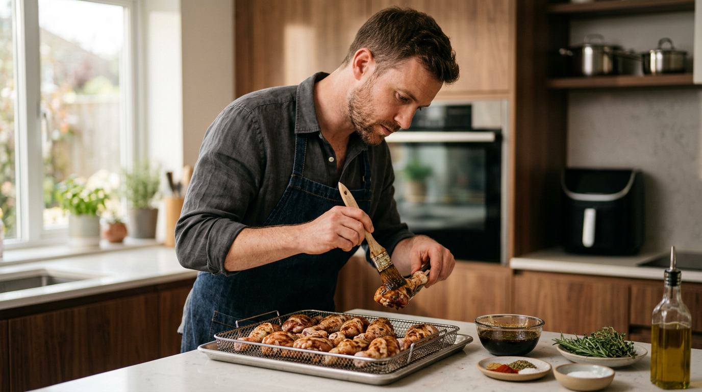 Airfryer recepten kippenpootjes: marinades die echt werken