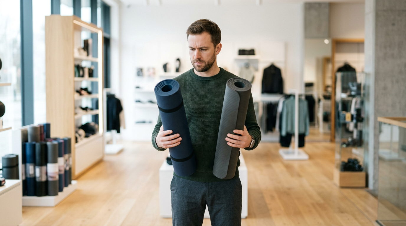Dikke yogamat Decathlon vs bol.com: waar koop je slim?
