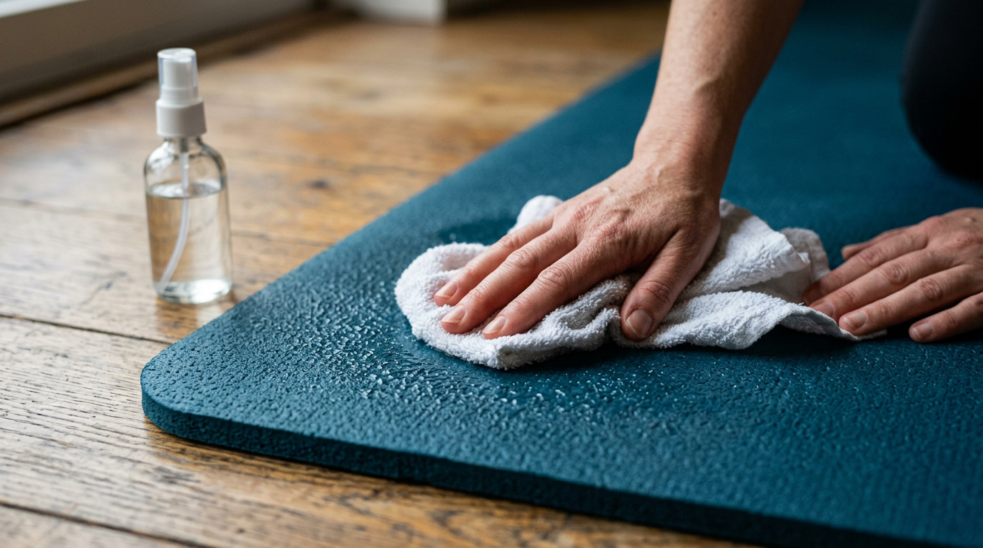 Dikke zachte yogamat schoonmaken zonder schade Dikke zachte yogamat schoonmaken zonder schade