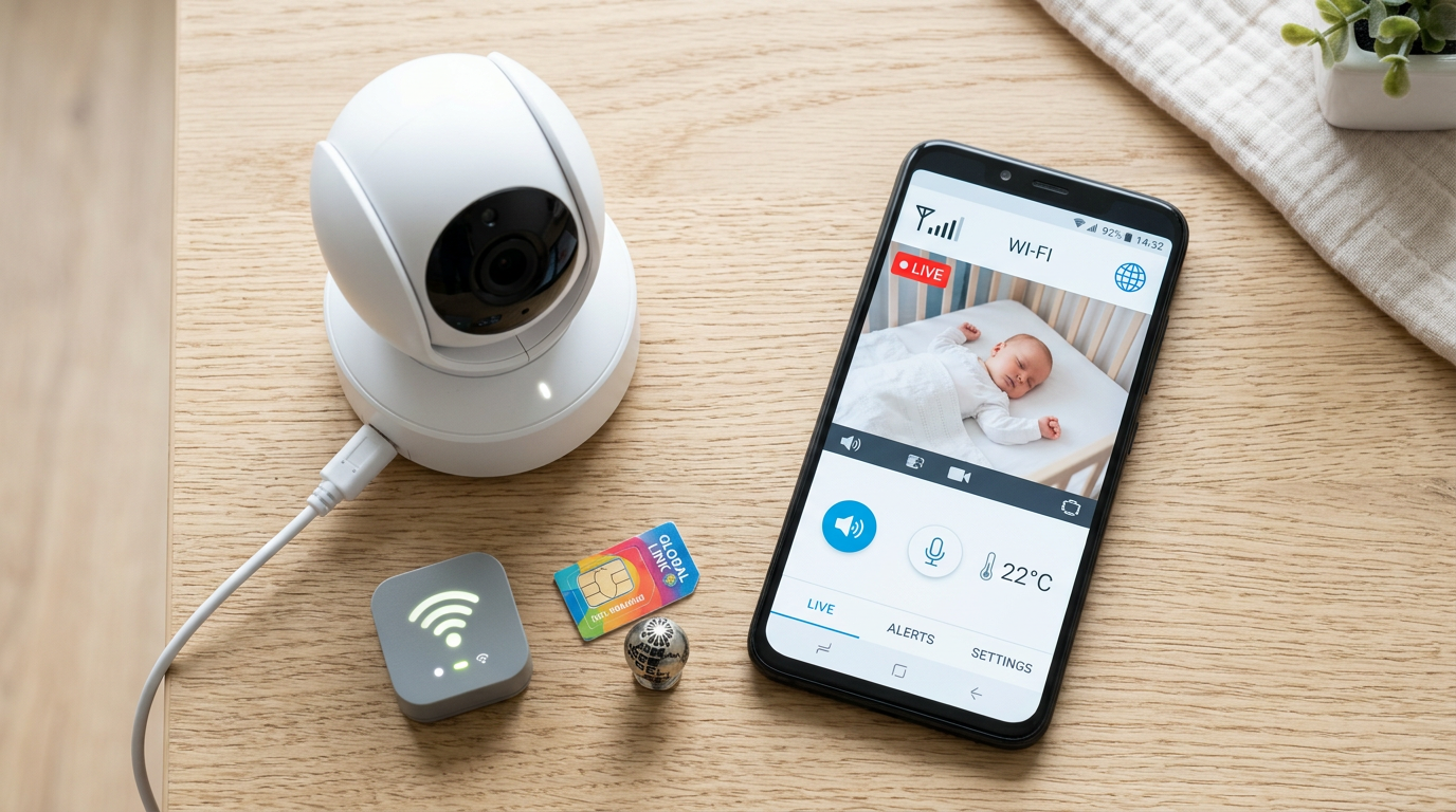 Babyfoon app buitenland gebruiken: werkt dat gewoon? Babyfoon app buitenland gebruiken: werkt dat gewoon?