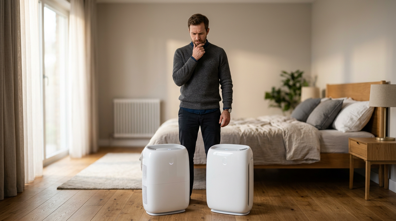 Luchtontvochtiger en reiniger slaapkamer: slim of compromis?