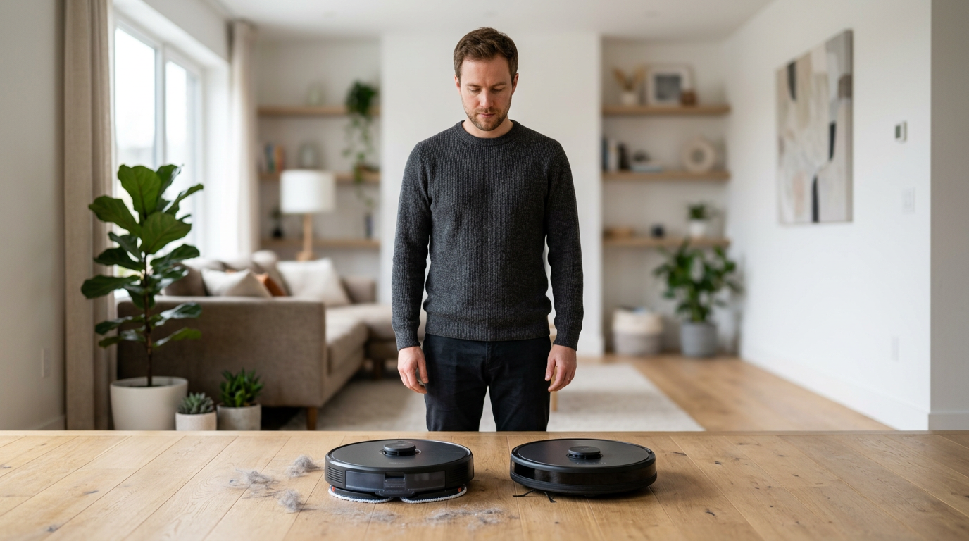 Robotstofzuiger met of zonder dweil bij dierenhaar?