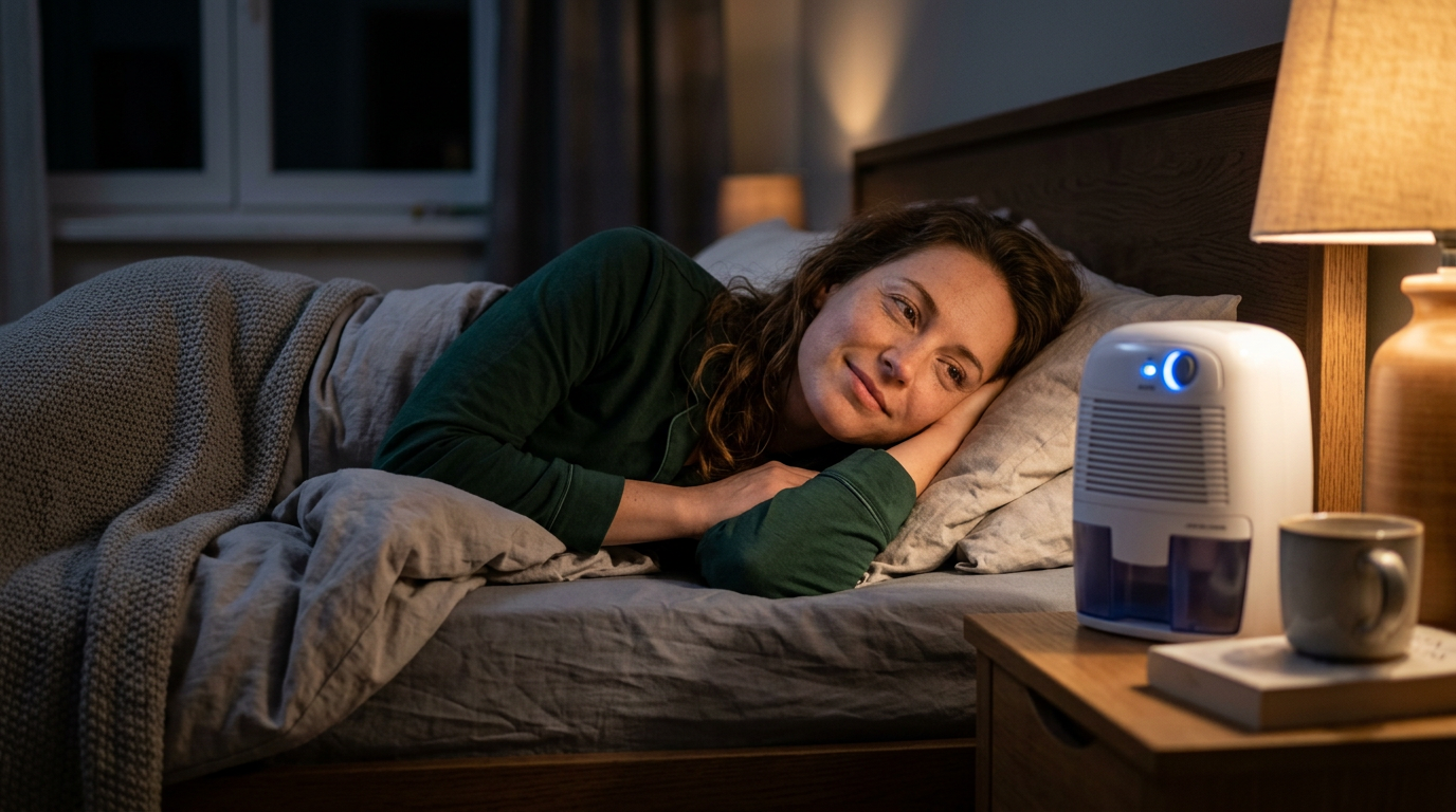 Stille luchtontvochtiger slaapkamer: wat werkt echt?